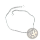 Adjustable 925 Silver Sparkling Crystal Bracelet and Anklet Set