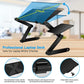 Adjustable Laptop Table with Mouse Board and Cooling Holes