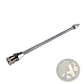 Adjustable Silver Metal 30cm Extension Rod Set