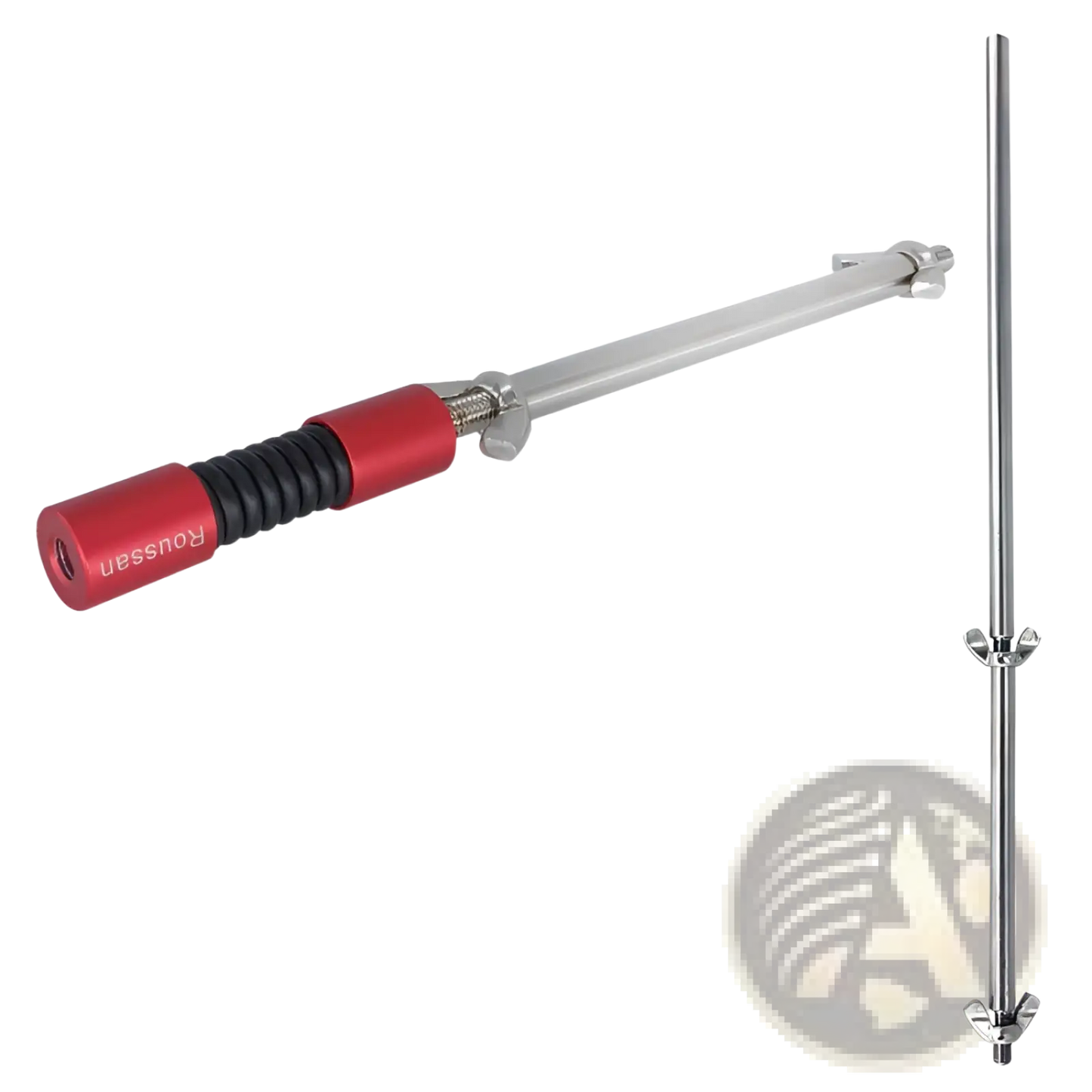 Adjustable Silver Metal 30cm Extension Rod Set