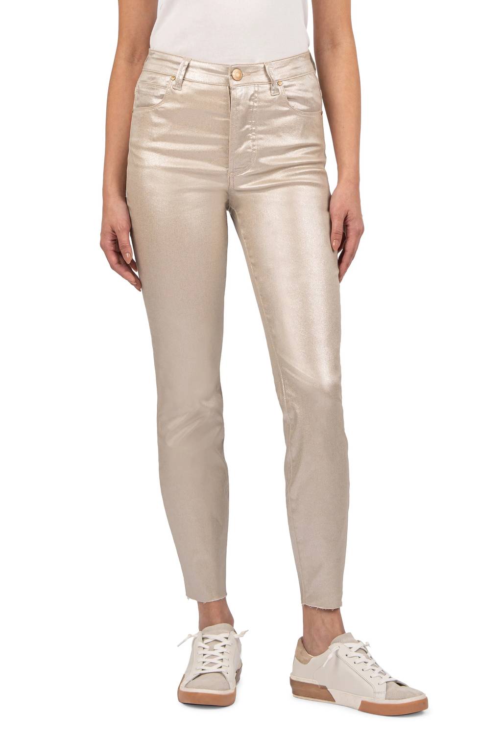 Kut From The Kloth - Charlize High Rise Cigarette Raw Hem Jeans