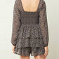 एंट्रो - स्क्वेअर नेक लंबी स्लीव वाला रॉम्पर