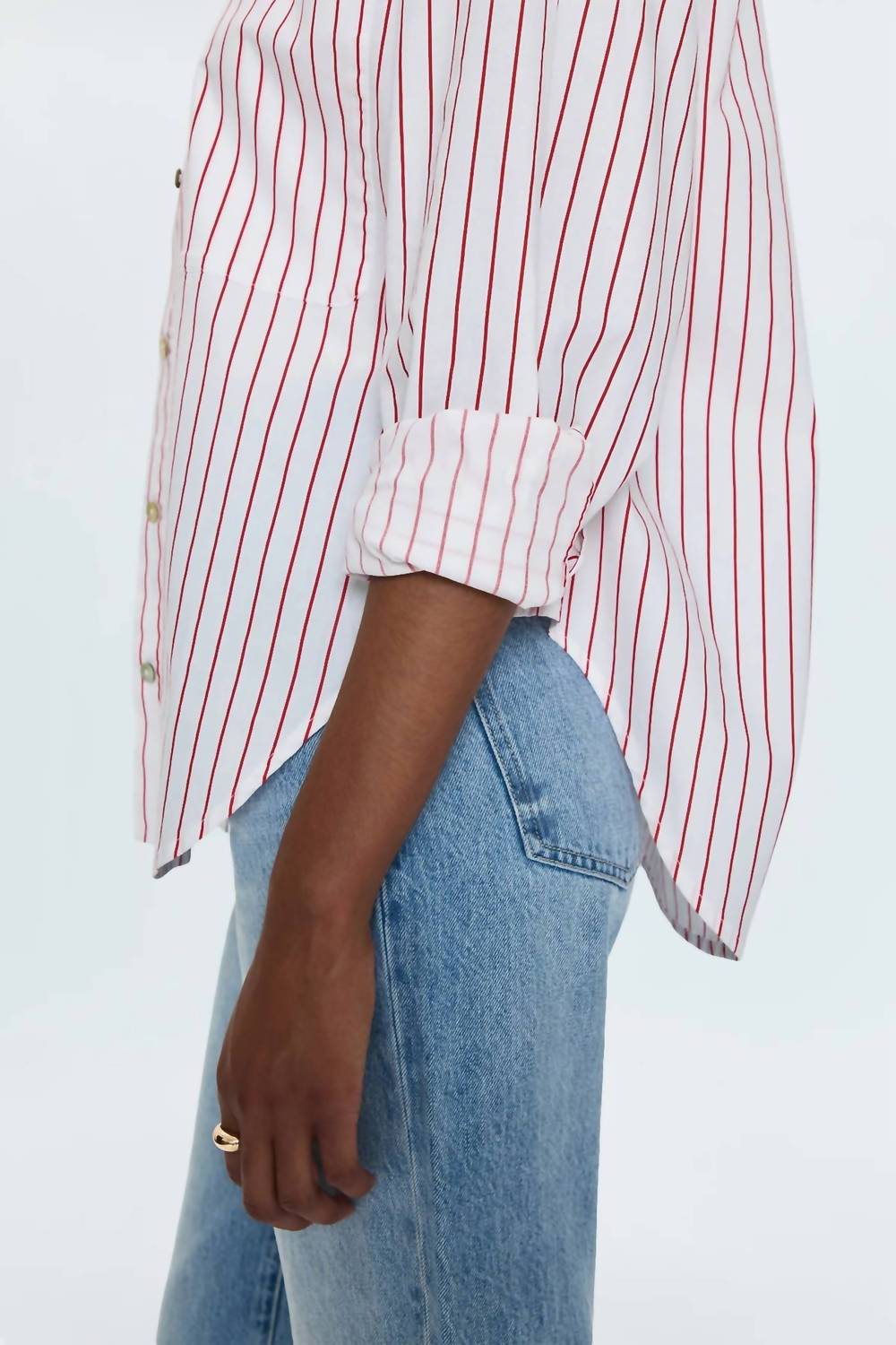 Pistola - Samantha Oversized Stripe Button Up Shirt
