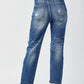 Risen - Gracie High Rise Straight Jeans