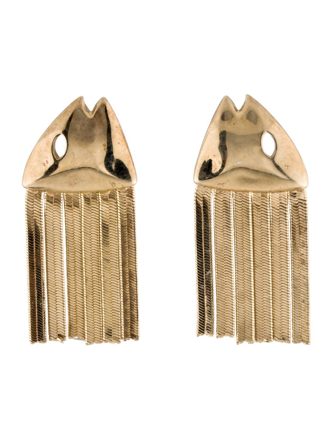 Goldie - Fish Drop Earrings