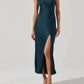 Astr - Eirene Satin Lace Trim Dress