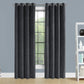 2 Pieces Set Room Darkening Curtain Panels with Grommet - Contemporary Style