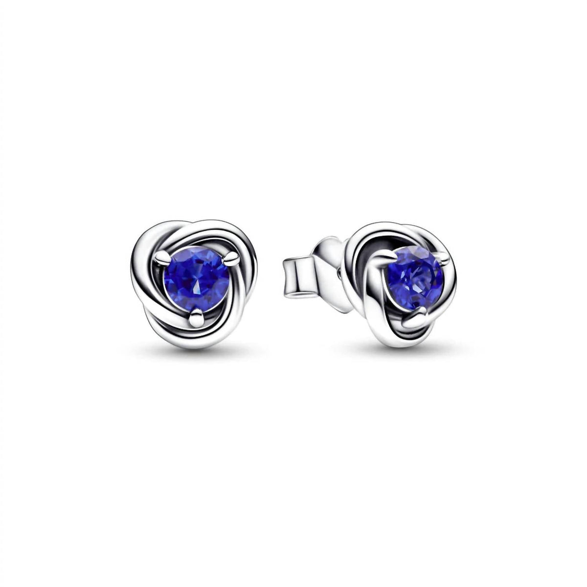 Pandora - Women's September Crystal Birthstone Eternity Circle Stud Earrings