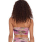 Steve Madden - Keyhole Tube Bikini Top With Pearl