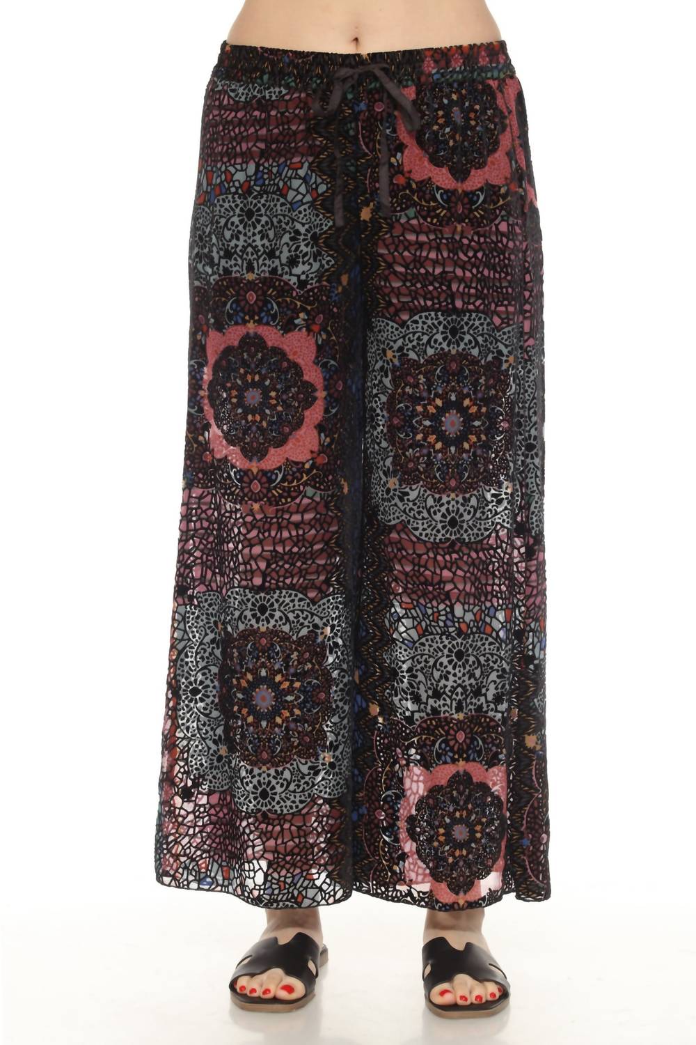 Johnny Was - Axelle Wide Leg Burnout Pant