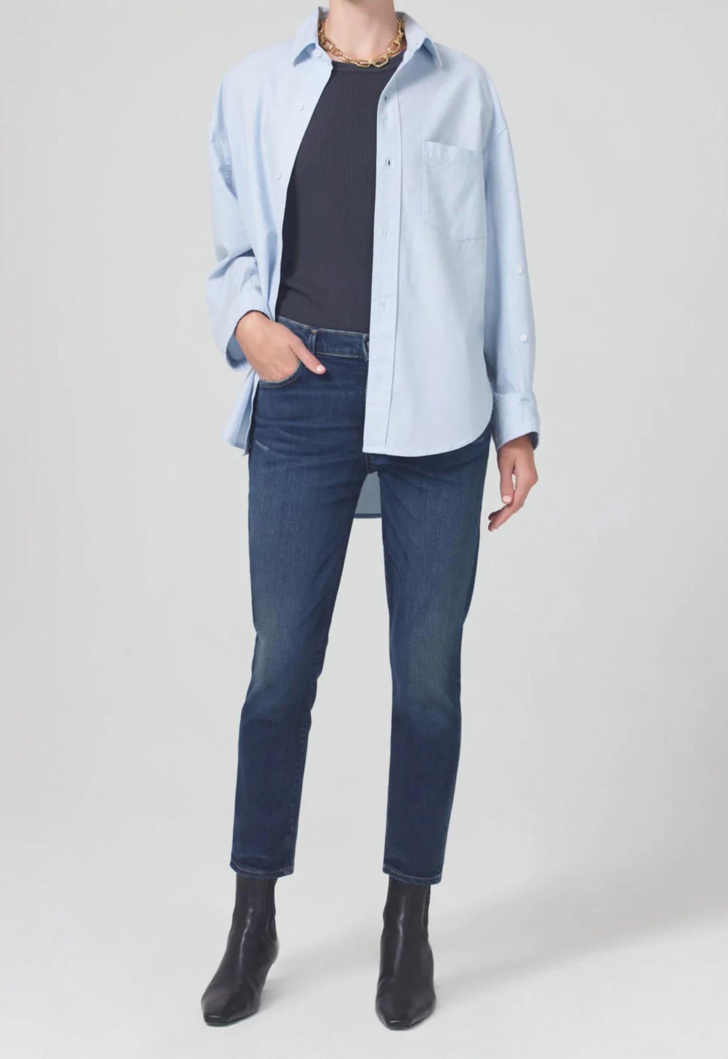 Citizens Of Humanity - Ella Mid Rise Slim Crop Jean