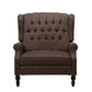 Dunham Contemporary Fabric Tufted Oversized Pushback Recliner