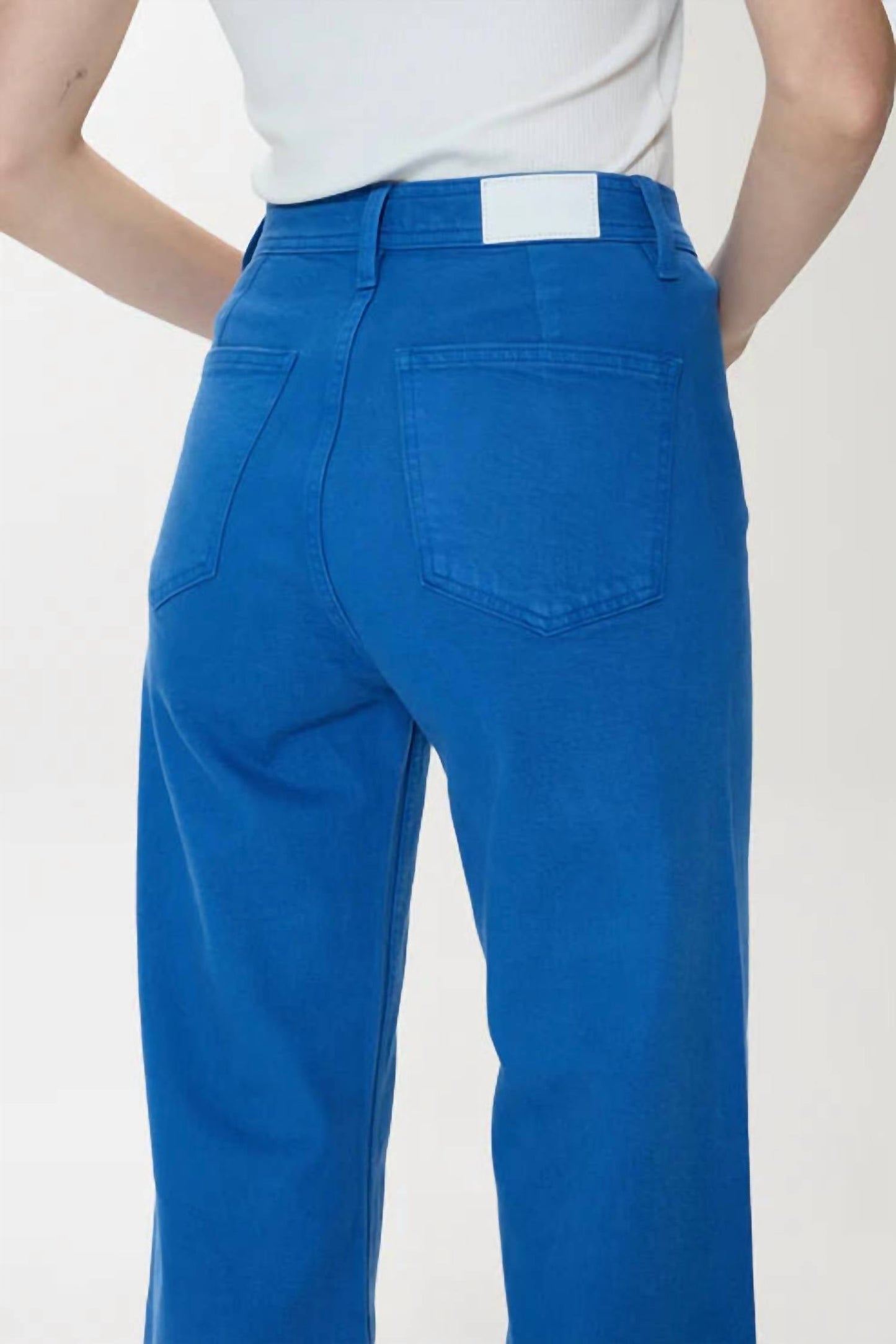 Pistola - Women's Penny High Rise Wide Leg Crop Jean