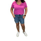 Judy Blue - High Waist Raw Hem Shorts