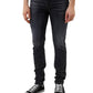 Diesel - D-amny Washed Skinny Fit Stretch Jeans Denim