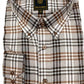 F/X Fusion - Men's Long Sleeve Mini Checkered Polo