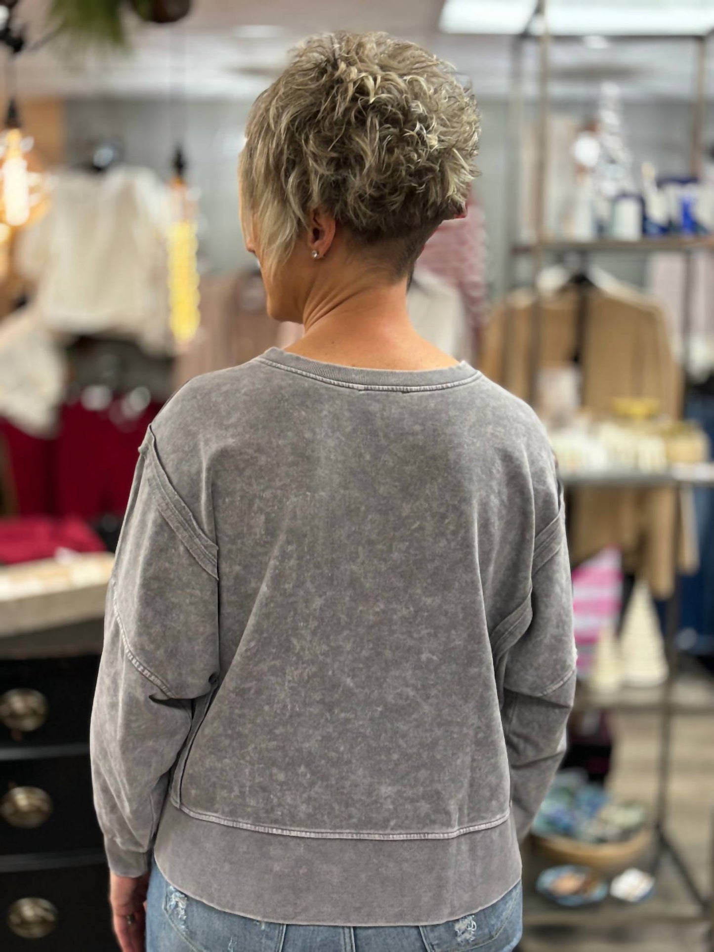 Blu Pepper - Washed Pullover Top