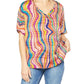 Entro - Kaleidoscope V-neck Top