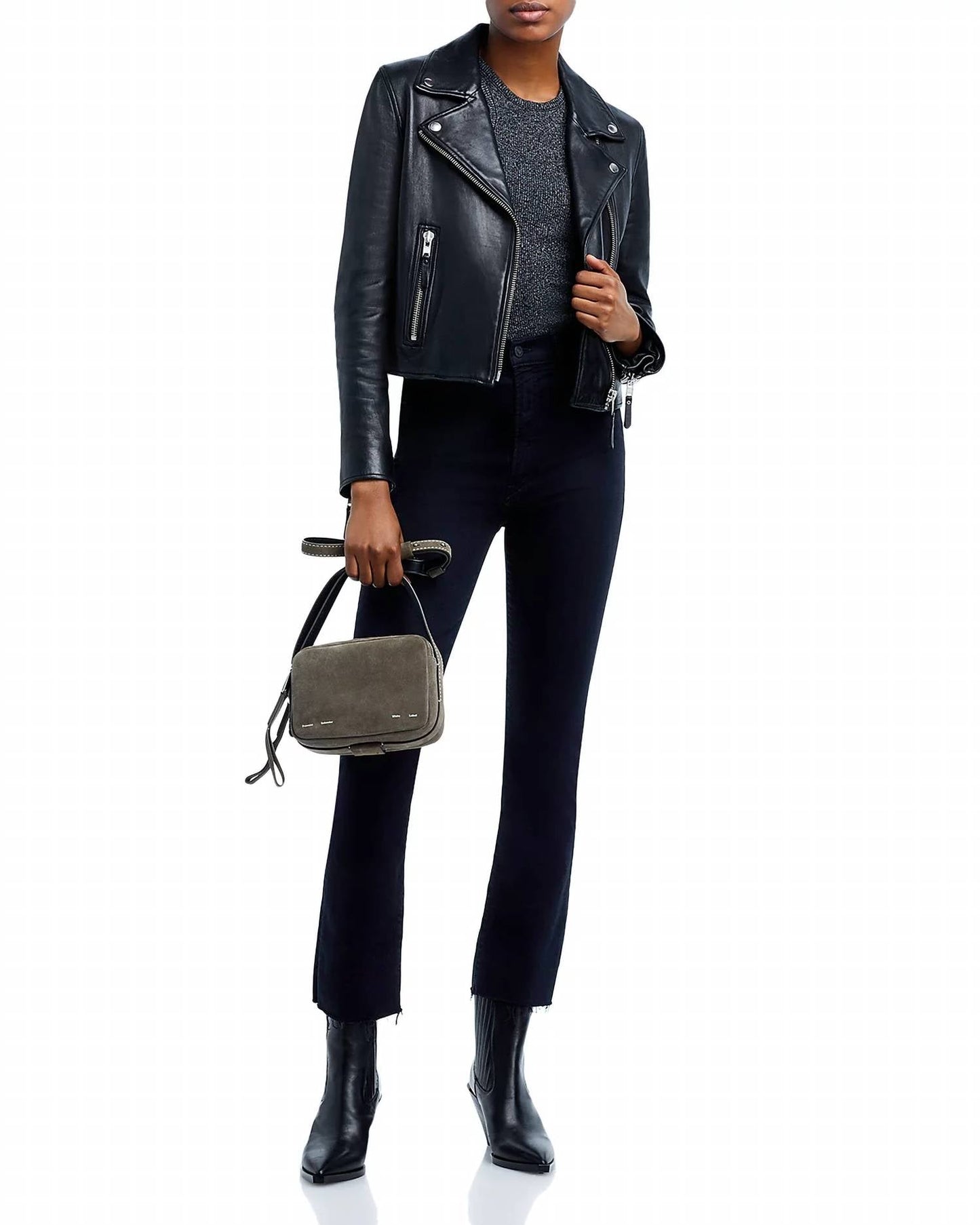Mother - Hustler High Rise Flare Leg Ankle Jeans