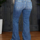 Judy Blue - Don't Be So Buttoned Up Flare Jeans