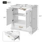 Bathroom Vanity With Sink, Cabinet & 2 Soft Closing Doors & Adjustable Shelf