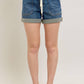 Judy Blue - High Waist Cuff Jogger Short