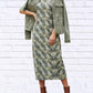 Calypso - Jenneke Palm Leaf Shift Dress