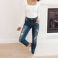 Judy Blue - Mid-Rise Destroyed Relaxed Fit Jeans