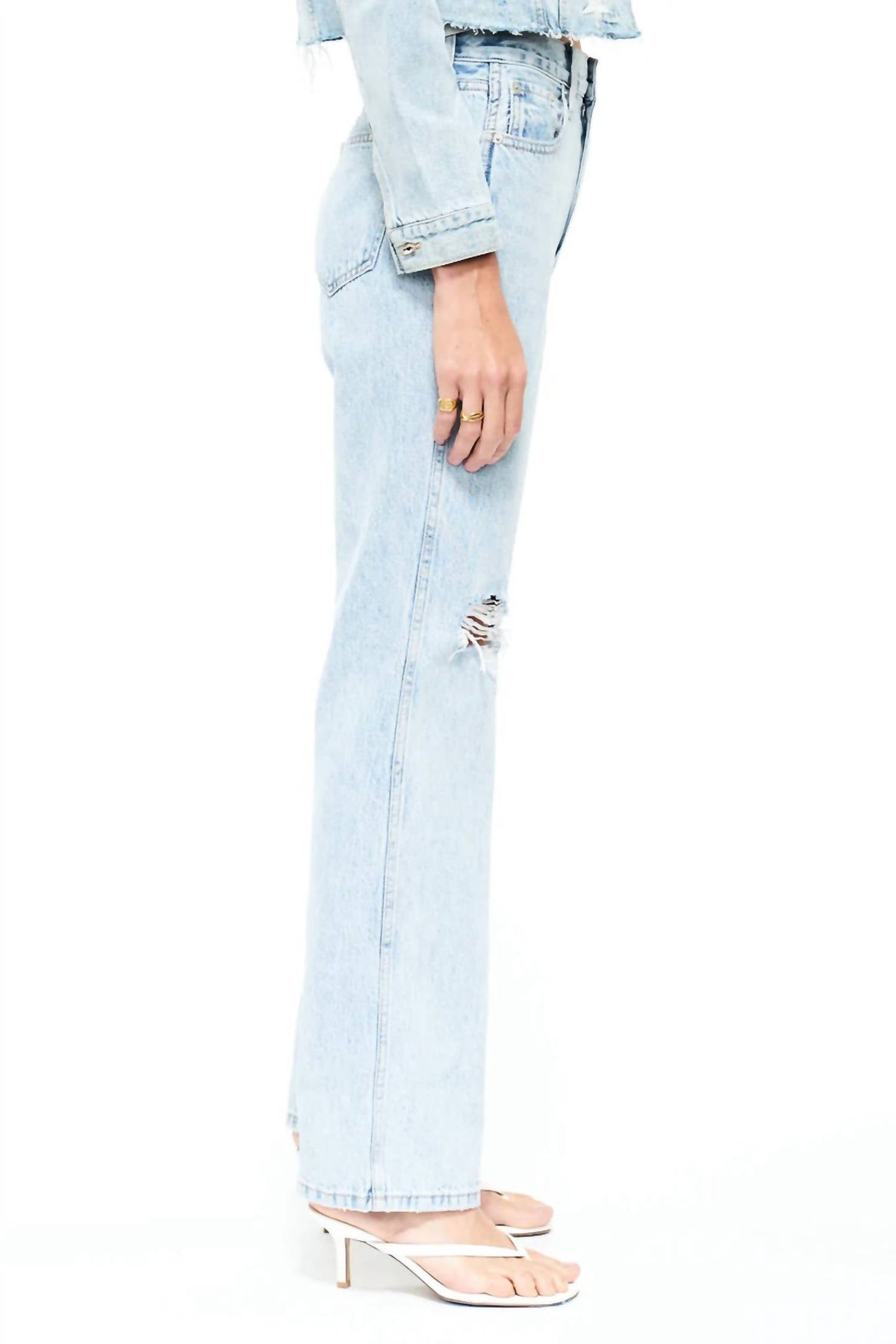 Pistola - Cassie Super High Rise Straight Jeans