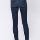 Judy Blue - Mid Rise No Destroy Skinny Denim Jeans