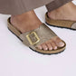 Birkenstock - Women's Catalina Luxe Buckle Birko-flor