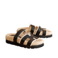 Oasis Society - Women's Alpine Faux Shearling Sandals