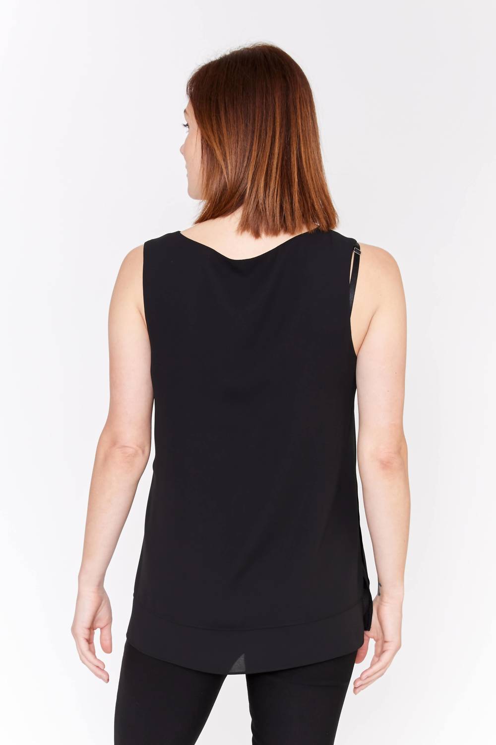 Frank Lyman - V-neck Sleeveless Woven Top