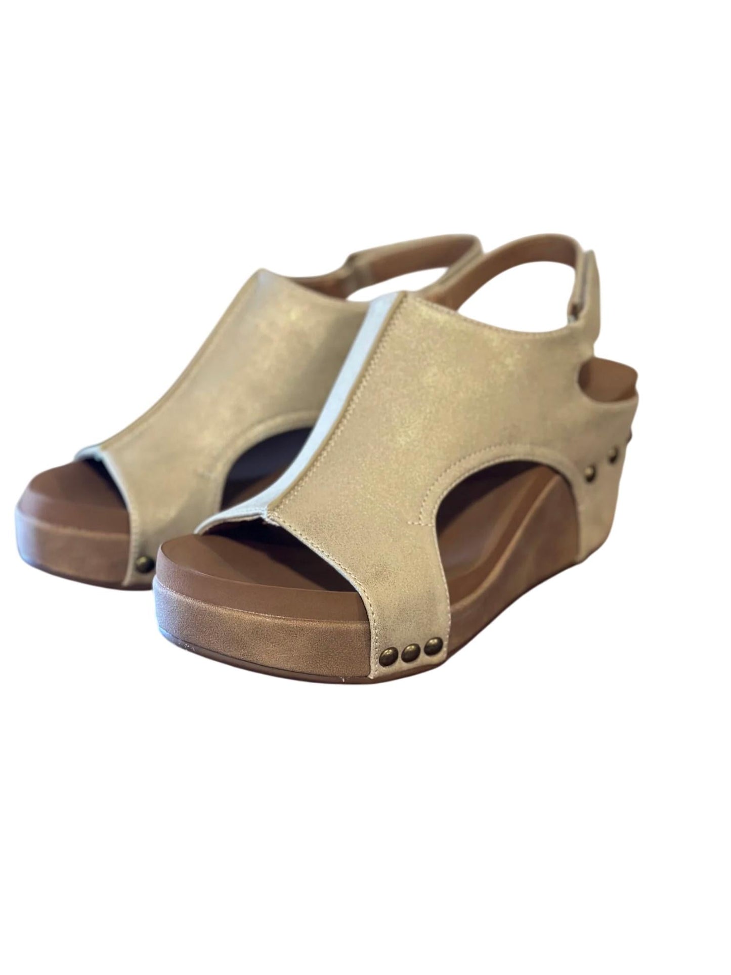 Corkys Footwear - महिलाओं के कार्ले वेज सैंडल