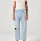 Agolde - 90s Crop Mid Rise Straight Jeans