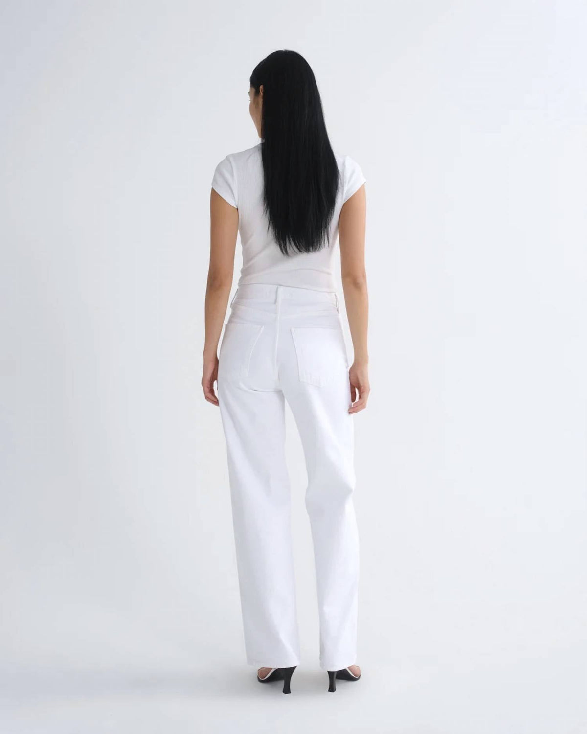 Agolde - Ren 32" High Rise Wide Leg Jeans