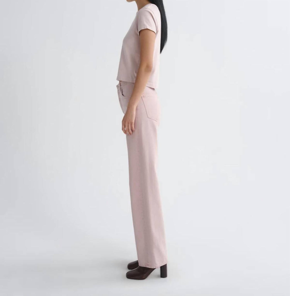 Agolde - Ren 32" High Rise Wide Leg Jeans