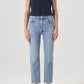 Agolde - Riley Crop High Rise Straight Jeans