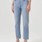 Agolde - Riley Crop High Rise Straight Jeans
