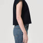 Agolde - Women's Bryce Cap Sleeve Crewneck Tee