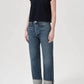 Agolde - Women's Bryce Cap Sleeve Crewneck Tee