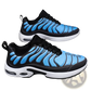 Air Cushion Running Shoes Flame Pattern Fashion Sneakers