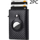 Rfid Slim Airtag Leather Wallet and Anti Theft Card Holder