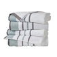 Decorative Cotton Stripe Bath Towel Set - Noelle Collection