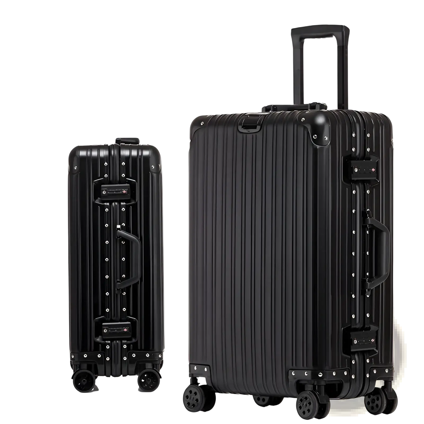 Aluminum Magnesium Luggage Hardshell Spinner Suitcase