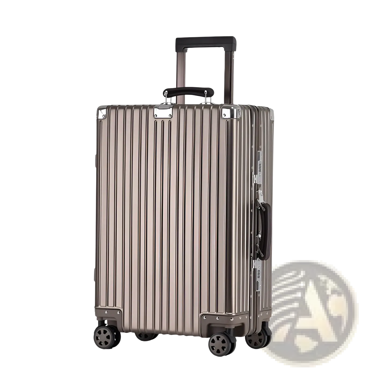 Aluminum Magnesium Luggage Hardshell Spinner Suitcase