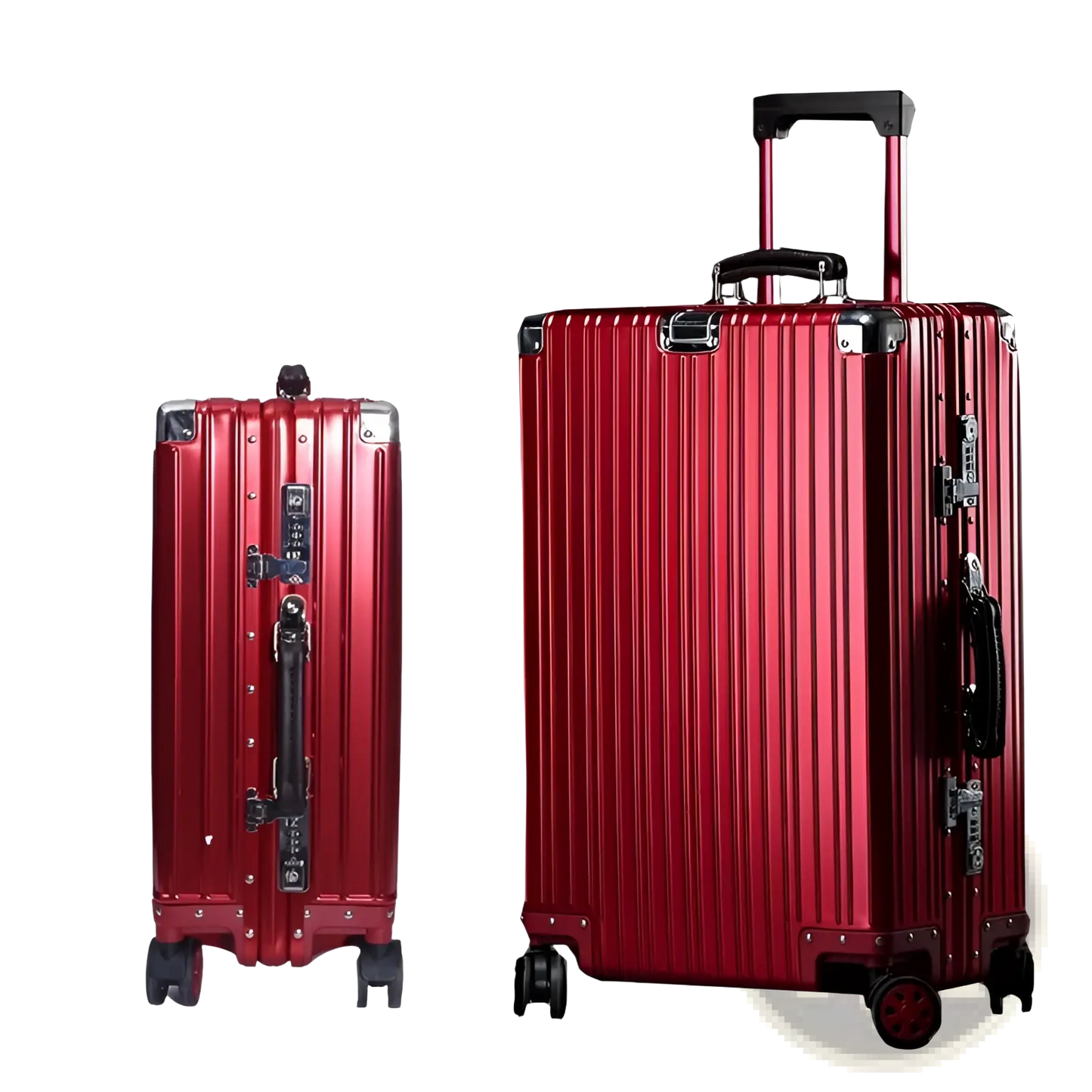Aluminum Magnesium Luggage Hardshell Spinner Suitcase