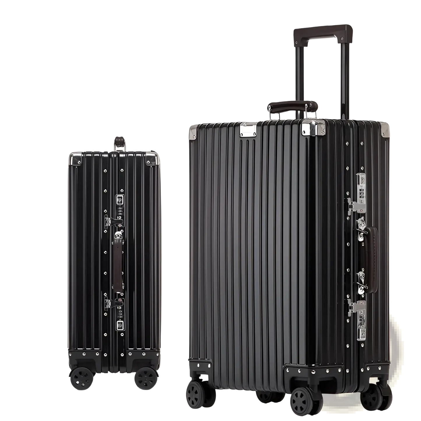 Aluminum Magnesium Luggage Hardshell Spinner Suitcase
