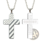 American Flag Bible Verse Cross Pendant Necklace