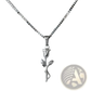 Angel Wing and Compass Pendant Rope Chain Necklaces